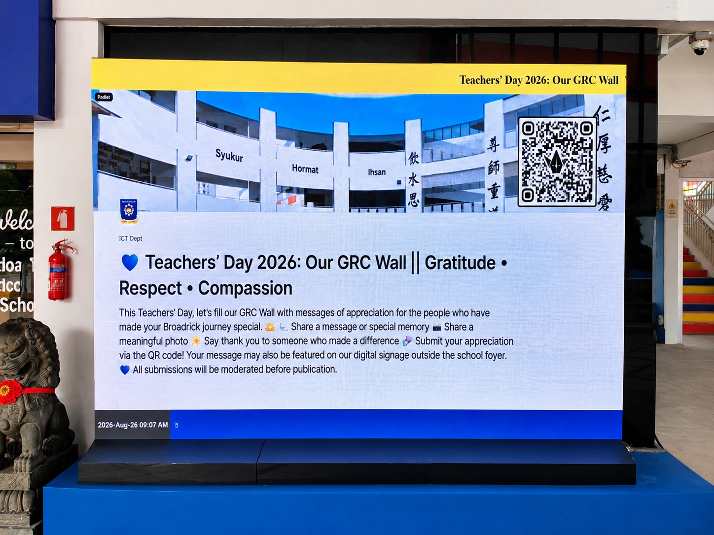 Share your appreciation for our teachers! 